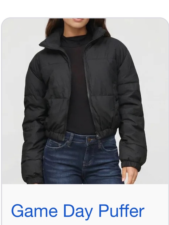 Brooklyn Karma Jackets & Blazers - Cropped Black Puffer Jacket - Lightweight Everyday Warmth